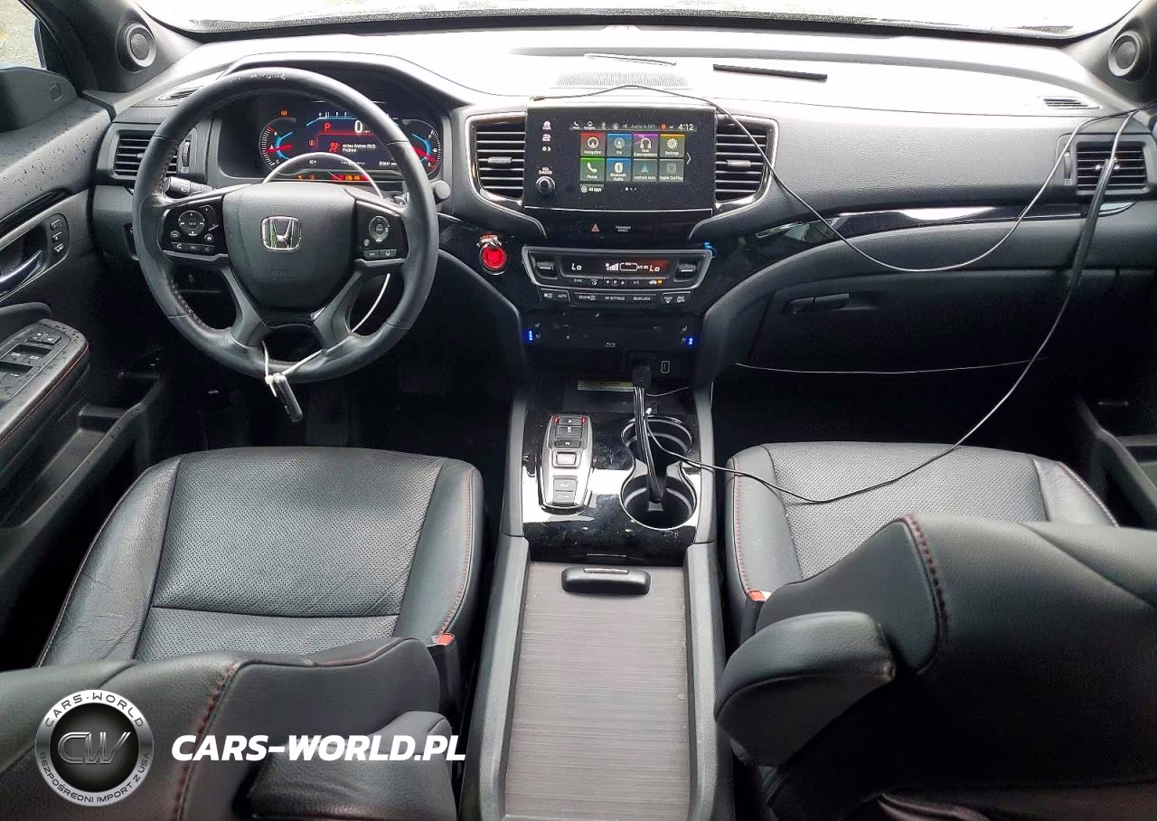 2022 Honda Pilot Black VIN:5FNYF6H78NB072854 - 8