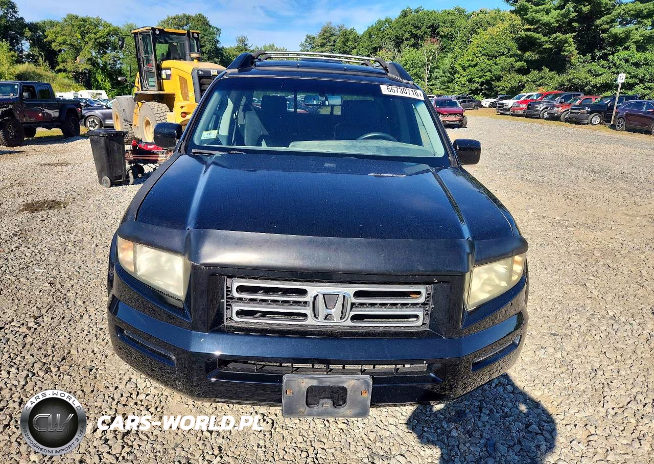 2007 Honda Ridgeline Rtl VIN:2HJYK16537H550915 - 5