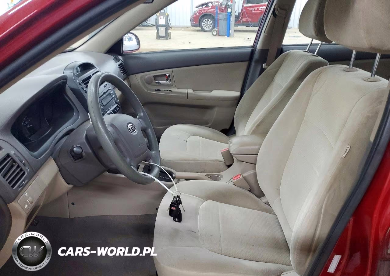 2009 Kia Spectra Lx VIN:KNAFE222595666225 - 7