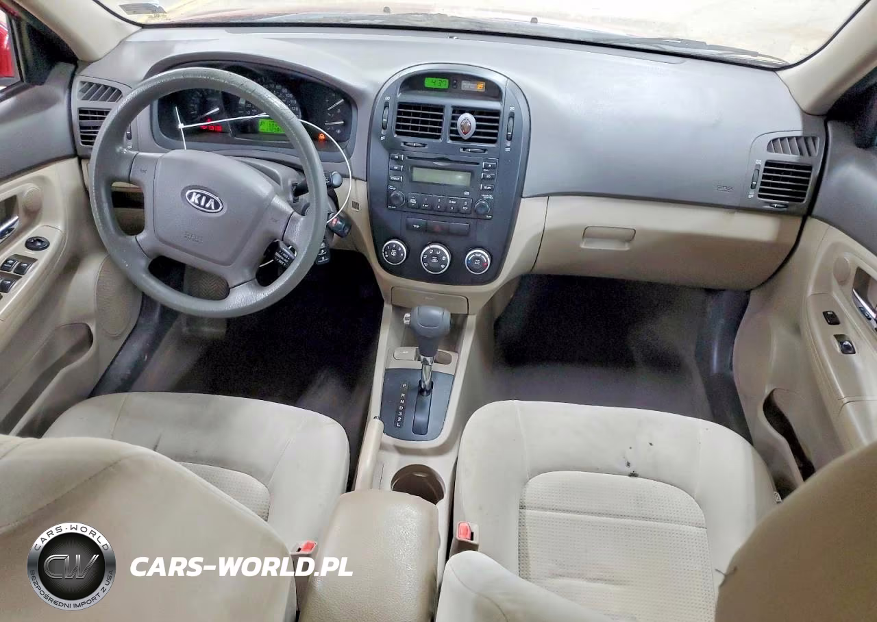 2009 Kia Spectra Lx VIN:KNAFE222595666225 - 8