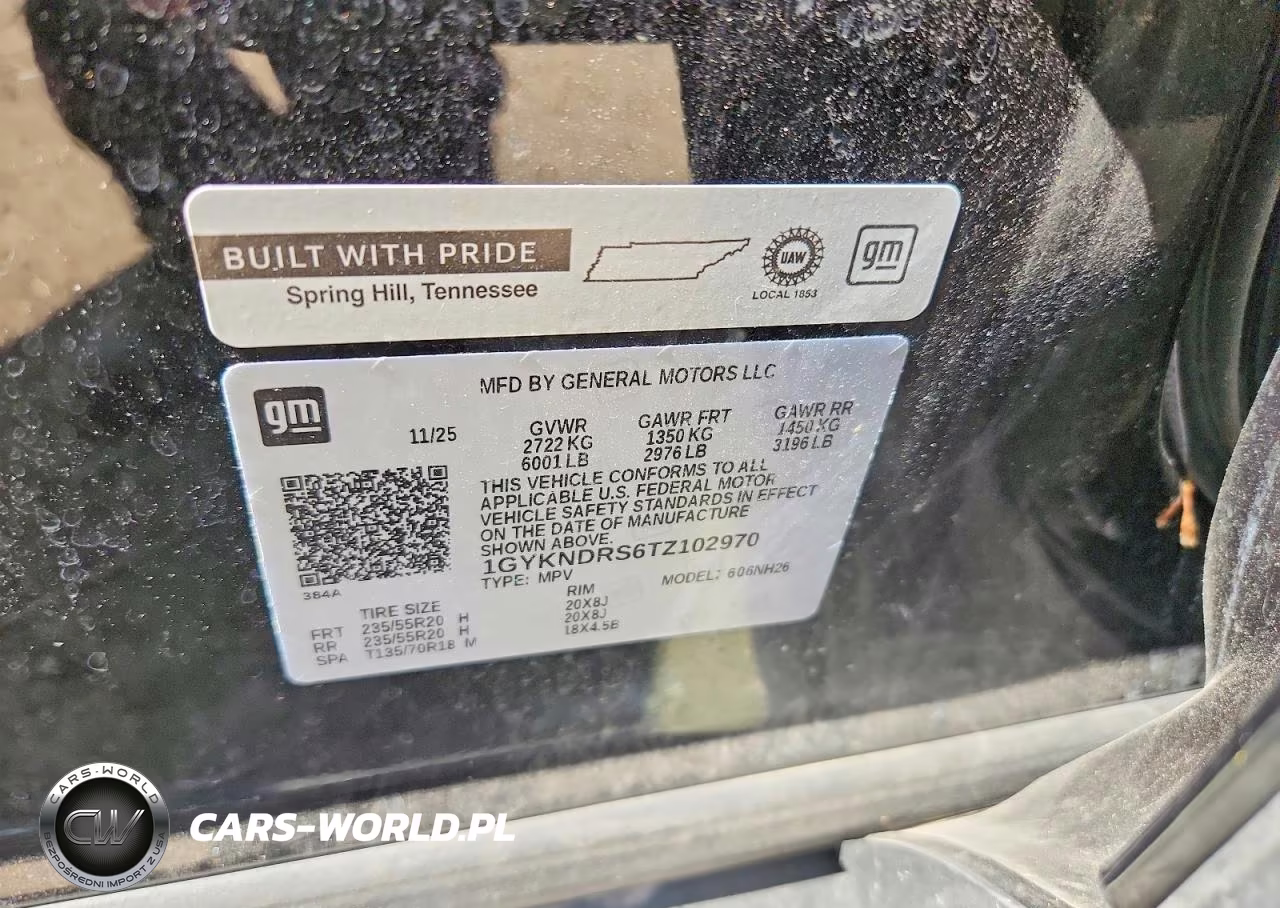 2026 Cadillac Xt5 Premium Luxury VIN:1GYKNDRS6TZ102970 - 13