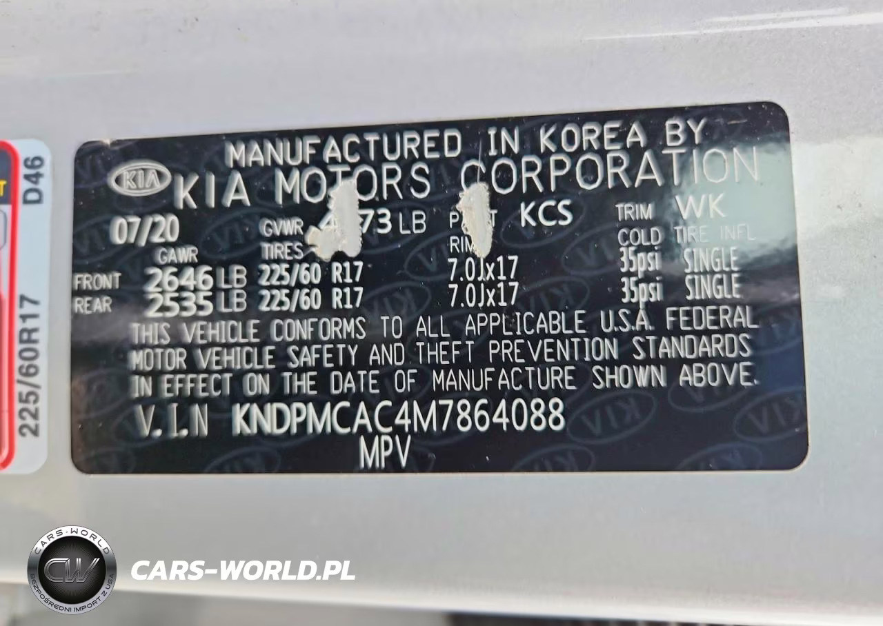 2021 Kia Sportage Lx VIN:KNDPMCAC4M7864088 - 13