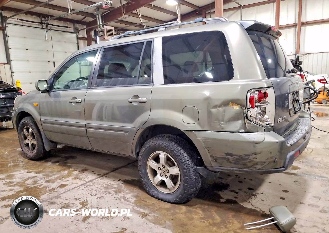 2007 Honda Pilot Exl VIN:2HKYF18537H518690 - 2