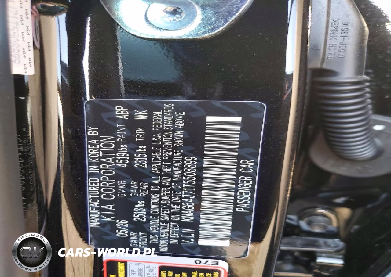 2026 Kia K5 Gt Line VIN:KNAG64J71T5508899 - 12