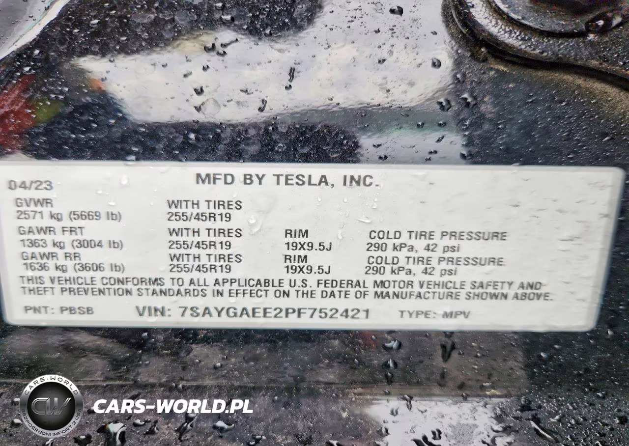 2023 Tesla Model Y VIN:7SAYGAEE2PF752421 - 13