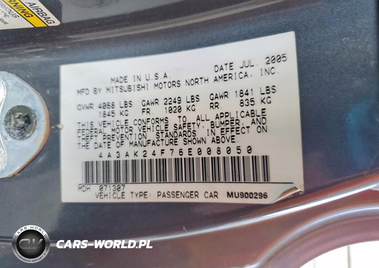 2006 Mitsubishi Eclipse Gs VIN:4A3AK24F76E008050 - 12