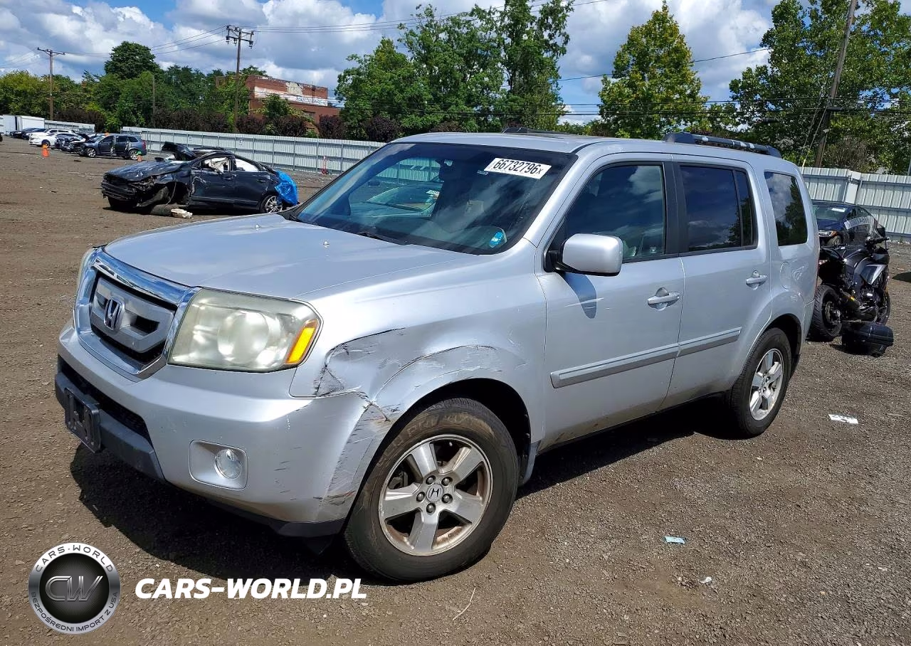 2009 Honda Pilot Exl VIN:5FNYF48659B025671 - 1
