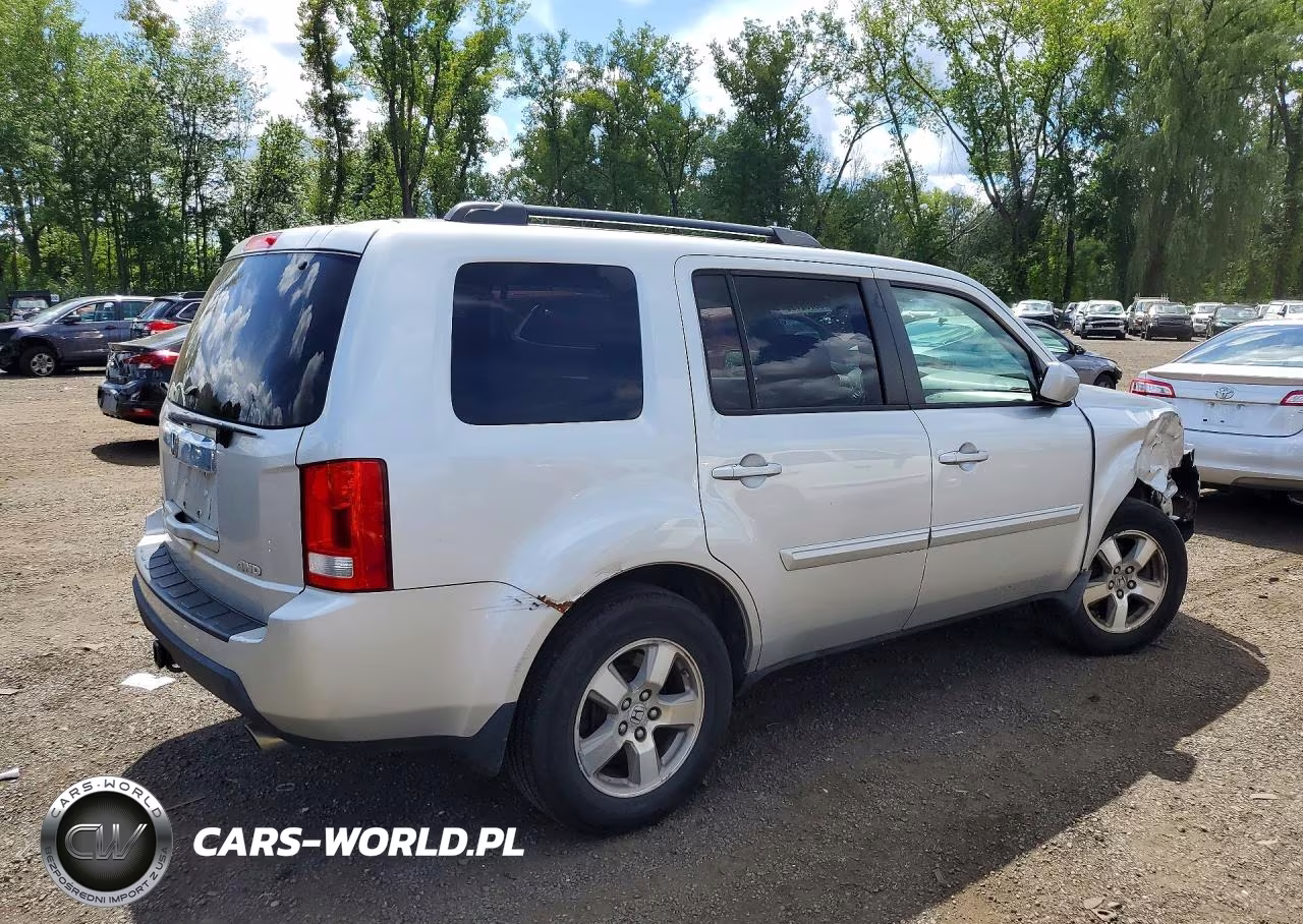2009 Honda Pilot Exl VIN:5FNYF48659B025671 - 3