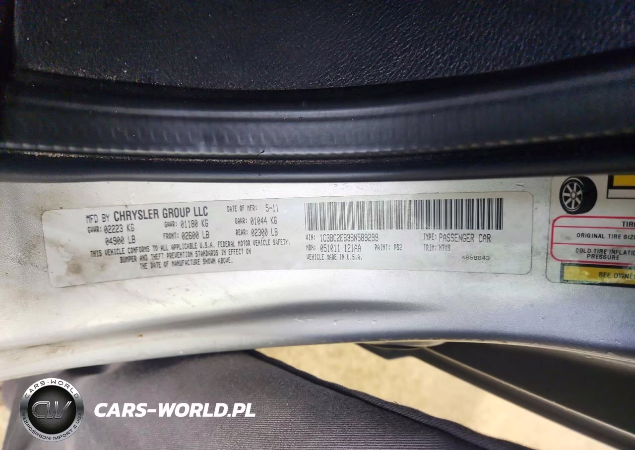 2011 Chrysler 200 Touring VIN:1C3BC2EB3BN589299 - 12