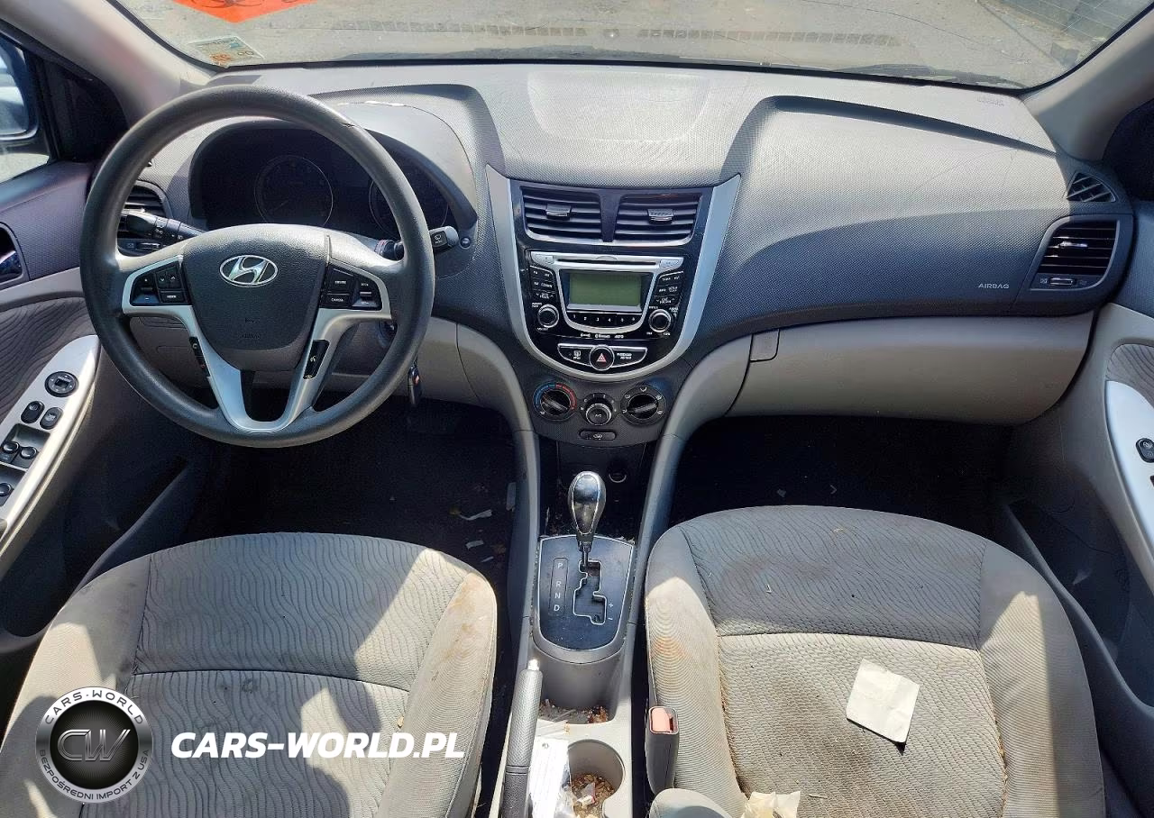 2013 Hyundai Accent Gls VIN:KMHCU4AE7DU462928 - 8