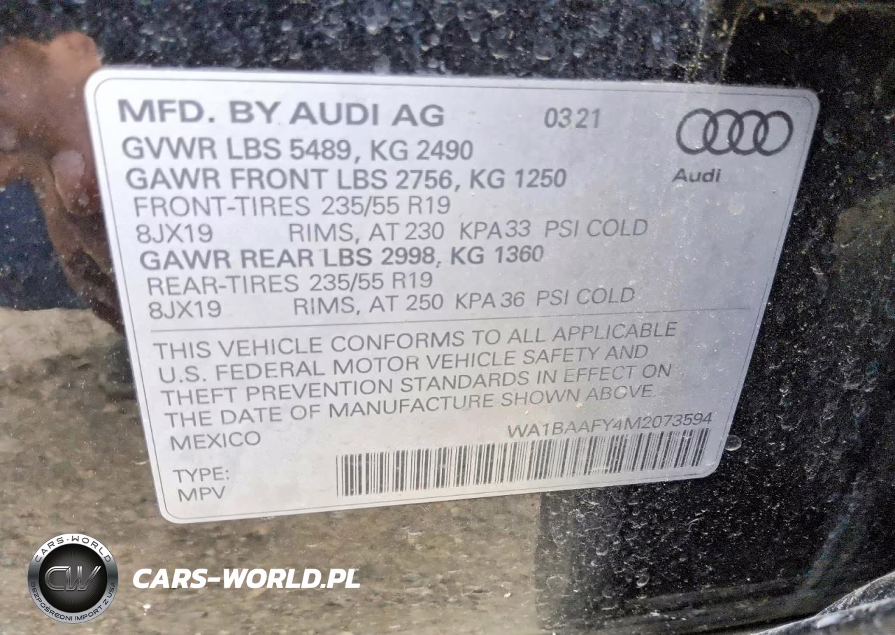 2021 Audi Q5 Premium Plus VIN:WA1BAAFY4M2073594 - 13