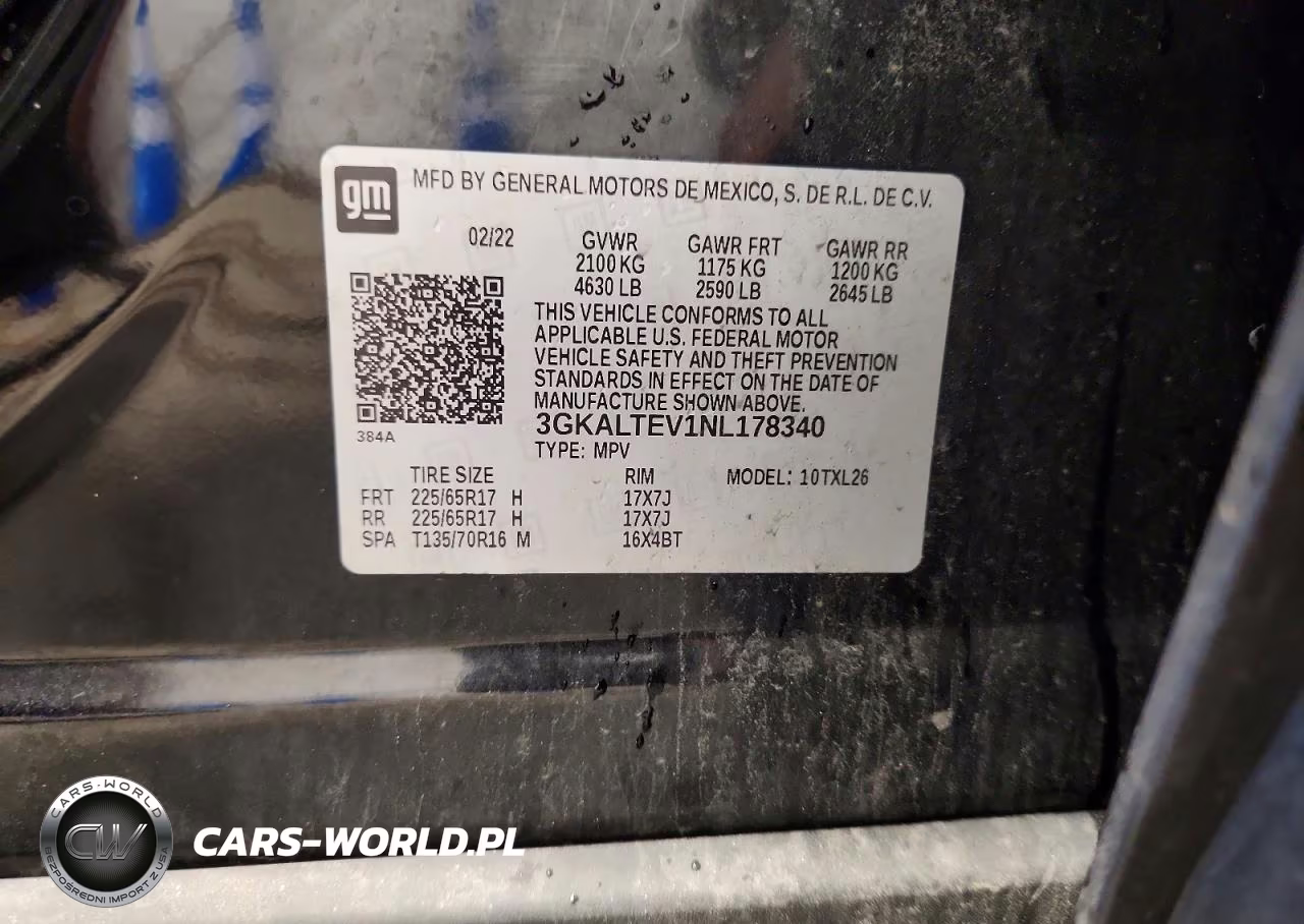2022 GMC Terrain 4D VIN:3GKALTEV1NL178340 - 13