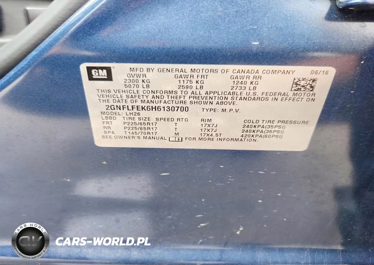 2017 Chevrolet Equinox Lt VIN:2GNFLFEK6H6130700 - 13