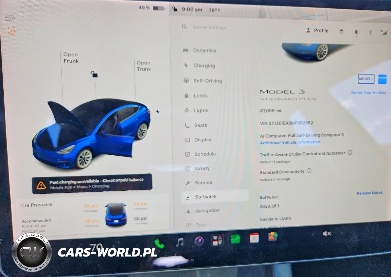 2021 Tesla Model 3 VIN:5YJ3E1EA5MF052852 - 9