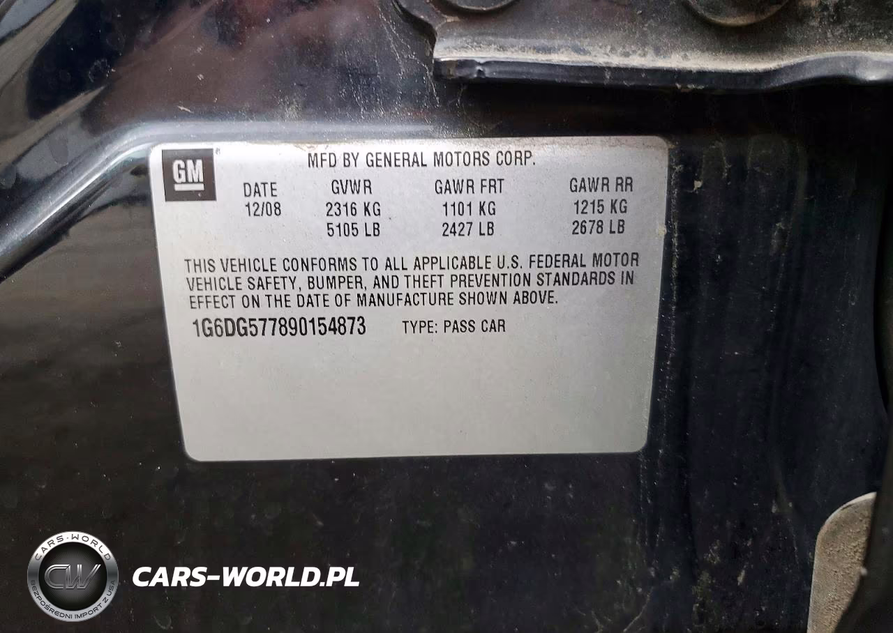 2009 Cadillac Cts VIN:1G6DG577890154873 - 12