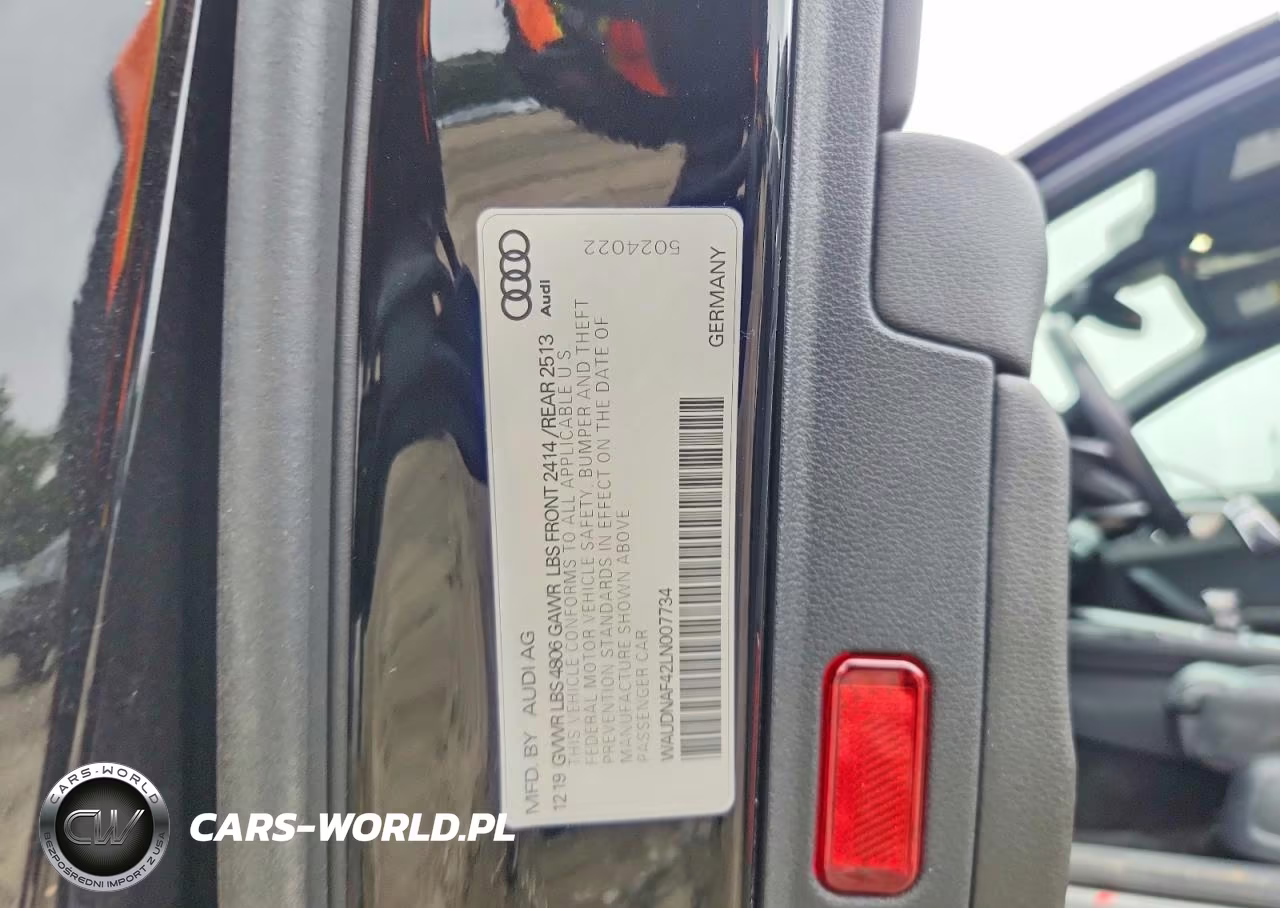 2020 Audi A4 Premium VIN:WAUDNAF42LN007734 - 12