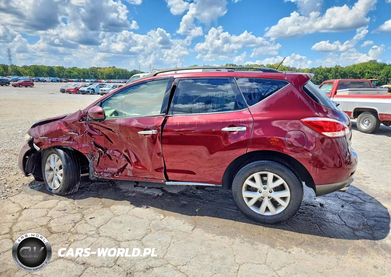 2011 Nissan Murano S VIN:JN8AZ1MU8BW054132 - 2