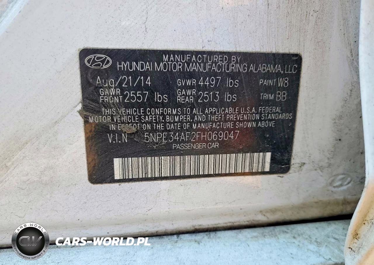 2015 Hyundai Sonata VIN:5NPE34AF2FH069047 - 12