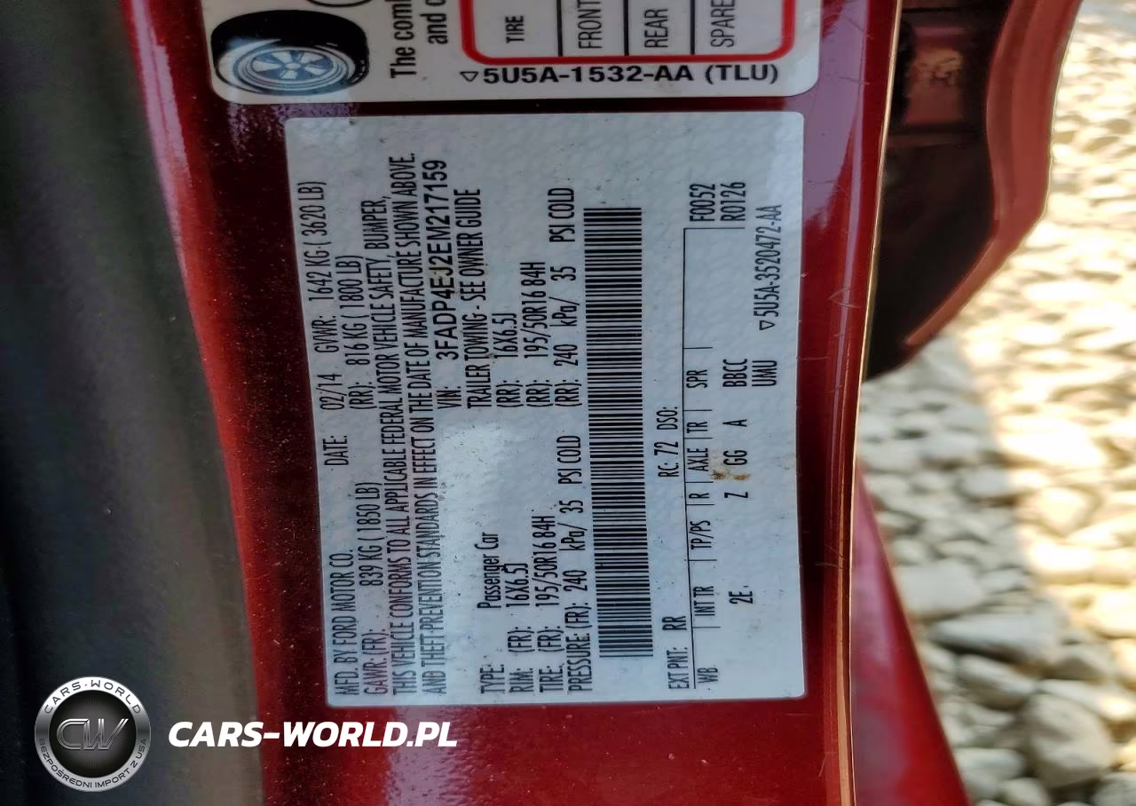 2014 Ford Fiesta Se VIN:3FADP4EJ2EM217159 - 12