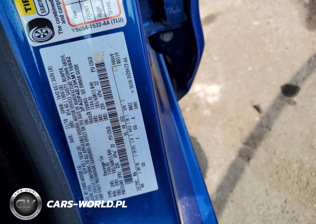 2019 Ford Fiesta Se VIN:3FADP4EJ3KM116692 - 13