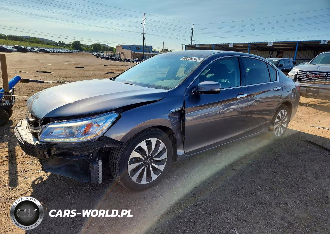2015 Honda Accord Touring Hybrid VIN:1HGCR6F70FA008906 - 1
