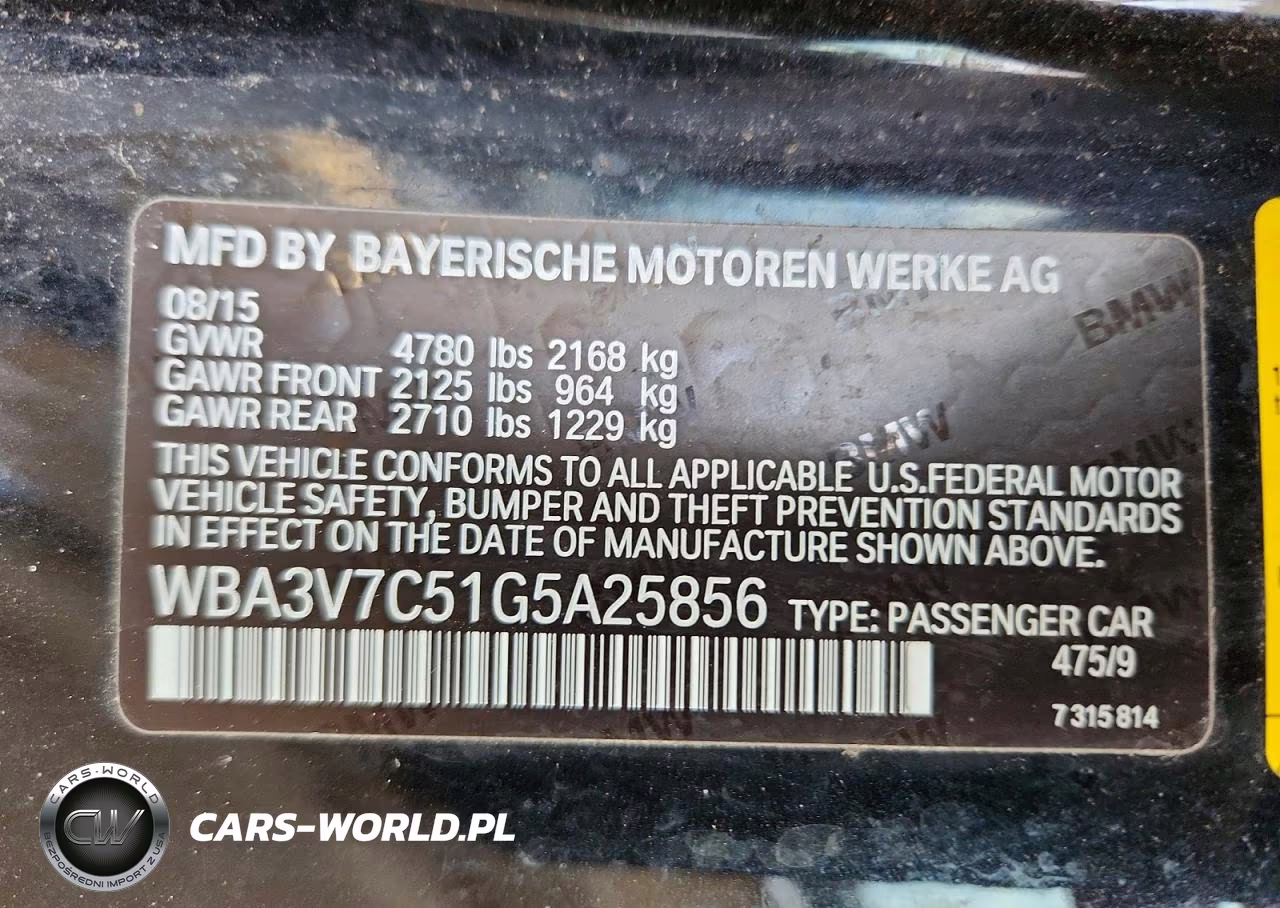 2016 BMW 428 I Sulev VIN:WBA3V7C51G5A25856 - 12