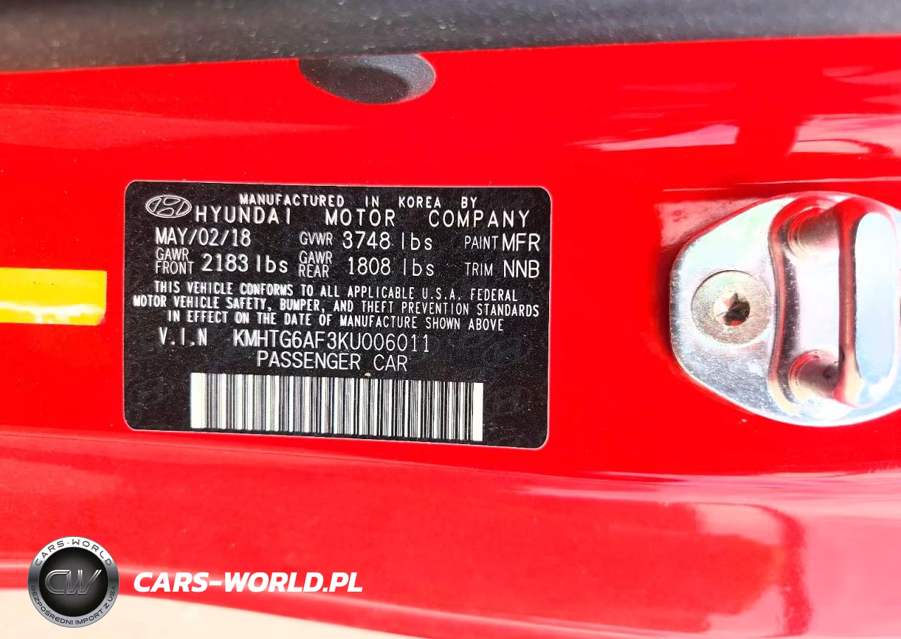 2019 Hyundai Veloster 2.0L VIN:KMHTG6AF3KU006011 - 12