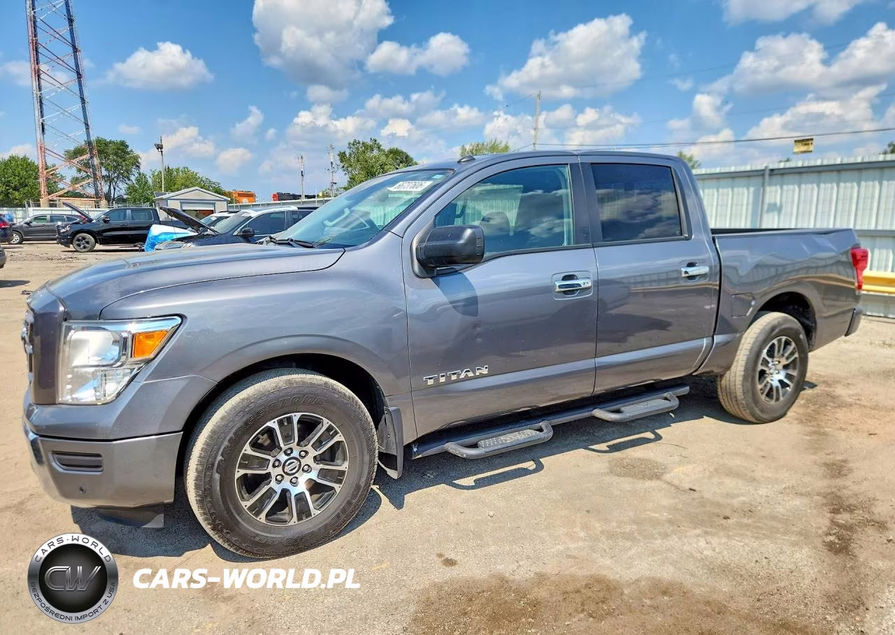 2021 Nissan Titan Sv VIN:1N6AA1EF3MN503242 - 1