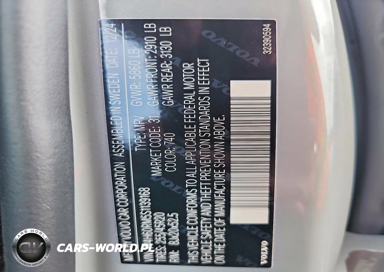 2025 Volvo Xc60 Ultra VIN:YV4H60RM5S1139168 - 14