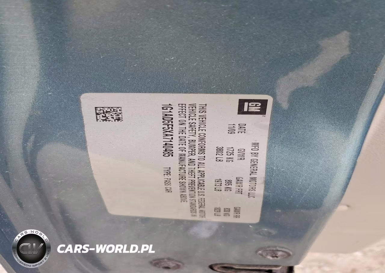 2010 Chevrolet Cobalt VIN:1G1AD5F5XA7140485 - 12