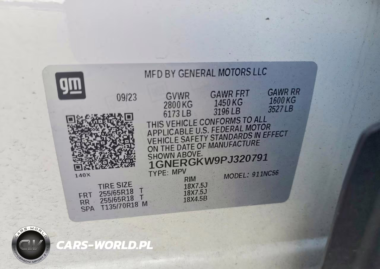 2023 Chevrolet Traverse Lt VIN:1GNERGKW9PJ320791 - 13