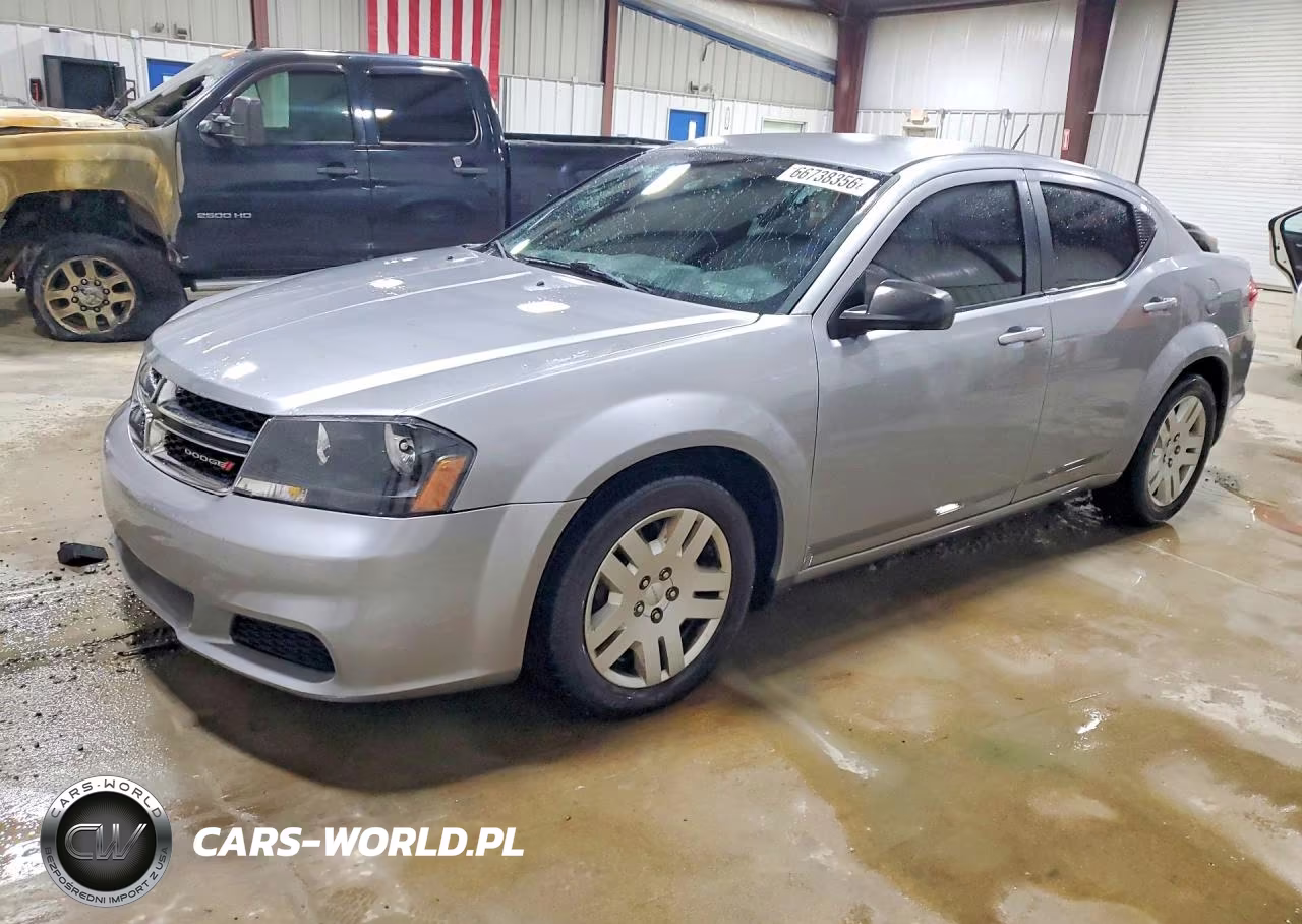 2014 Dodge Avenger Se VIN:1C3CDZAG6EN147066 - 1