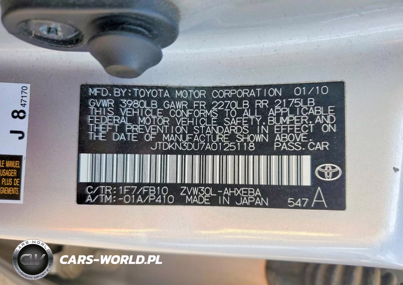 2010 Toyota Prius Ii VIN:JTDKN3DU7A0125118 - 12