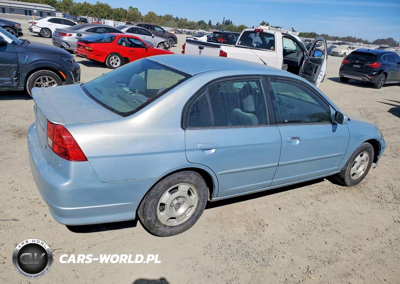 2005 Honda Civic Hybrid VIN:JHMES96615S006142 - 3