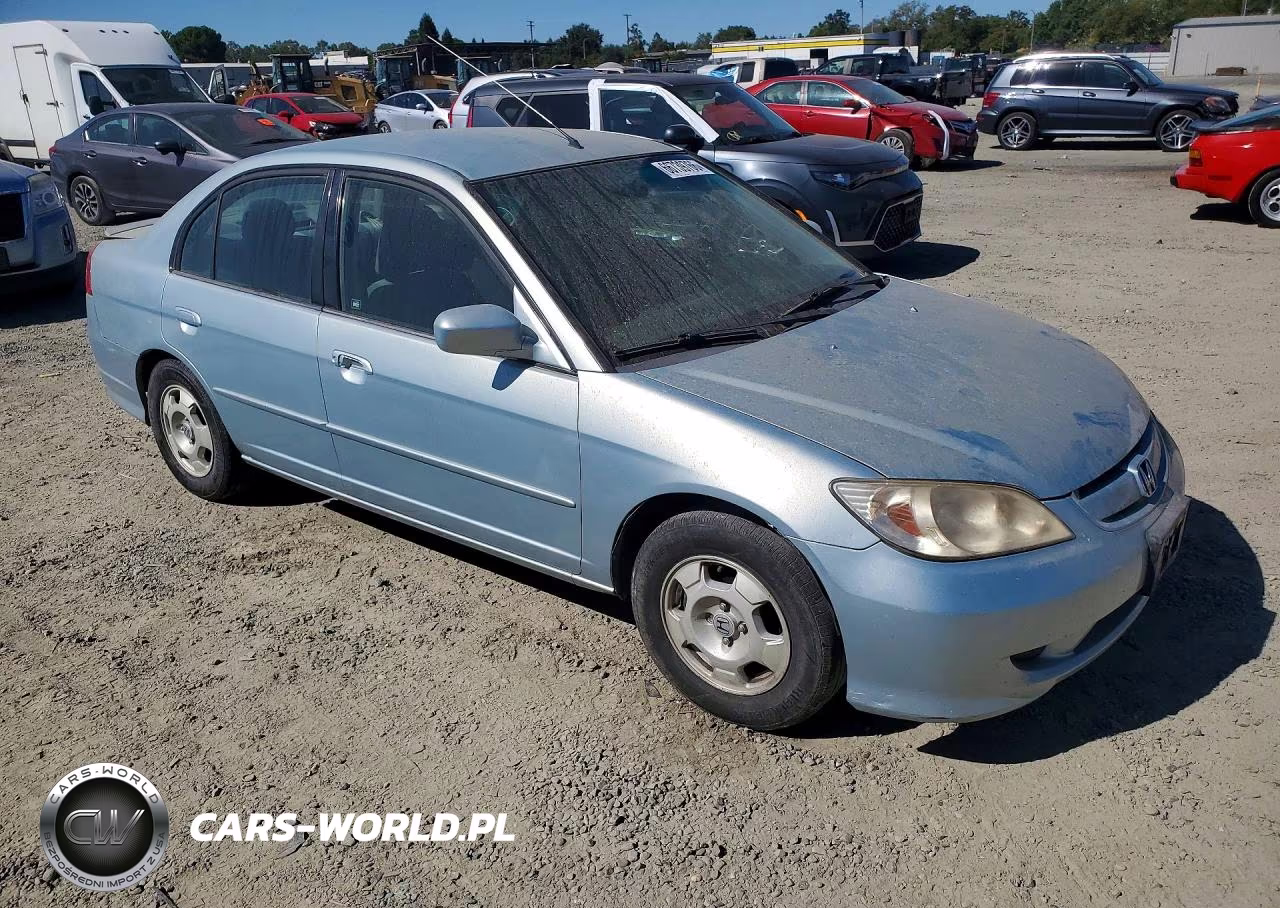 2005 Honda Civic Hybrid VIN:JHMES96615S006142 - 4