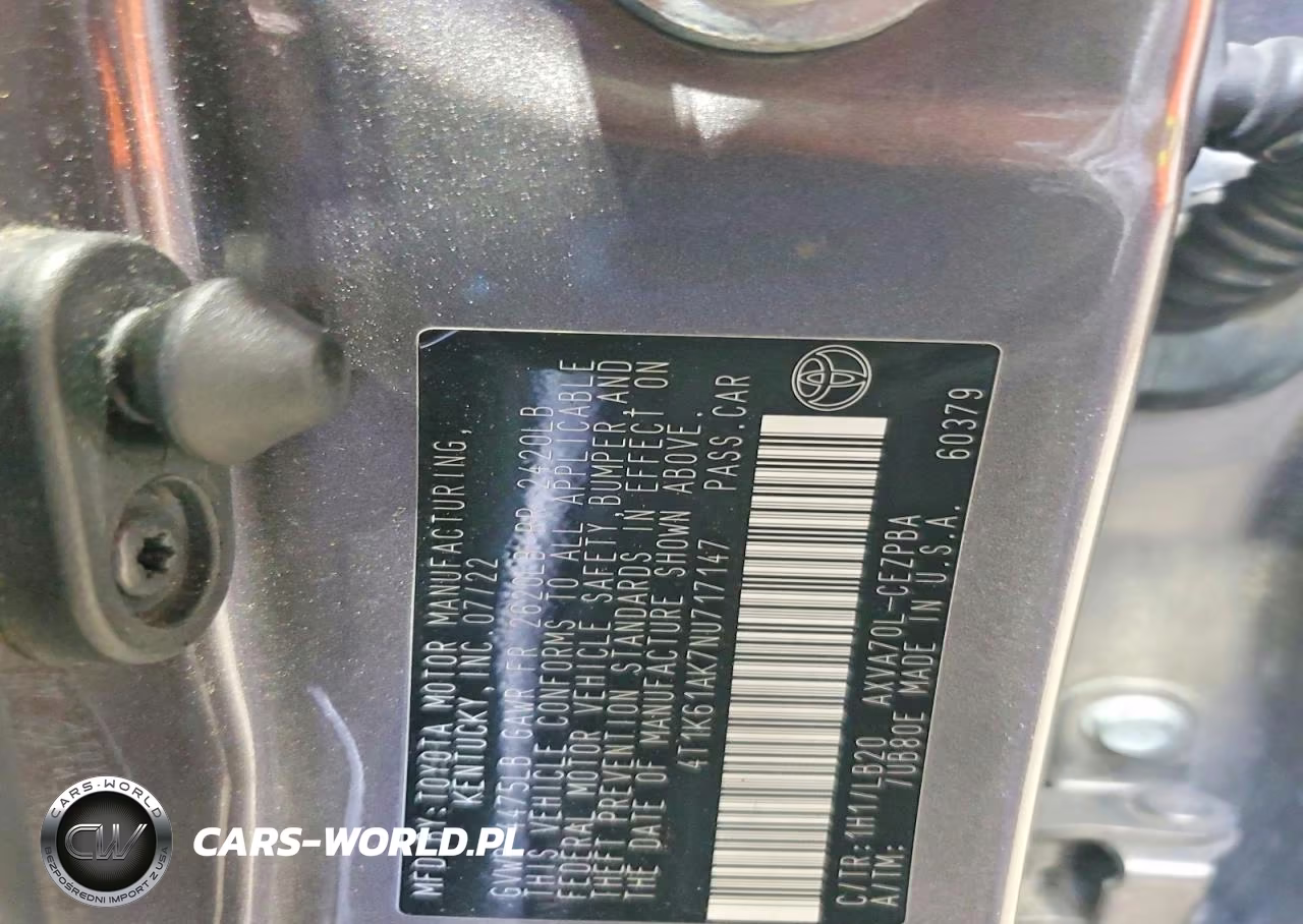 2022 Toyota Camry Xse VIN:4T1K61AK7NU717147 - 12