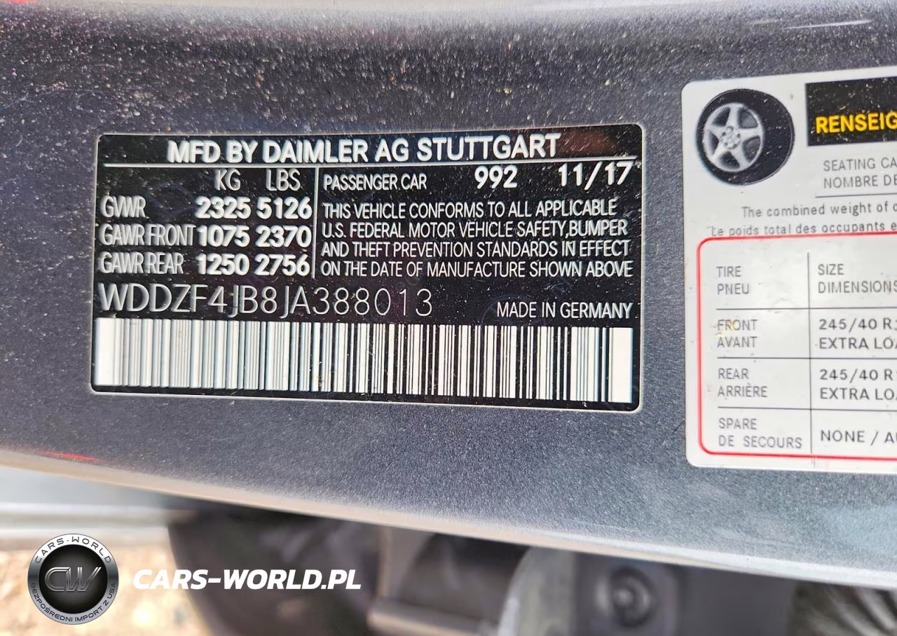 2018 Mercedes-Benz E 300 VIN:WDDZF4JB8JA388013 - 12