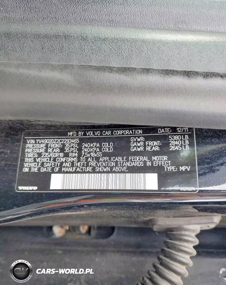 2012 Volvo Xc60 T6 VIN:YV4902DZ2C2293465 - 13