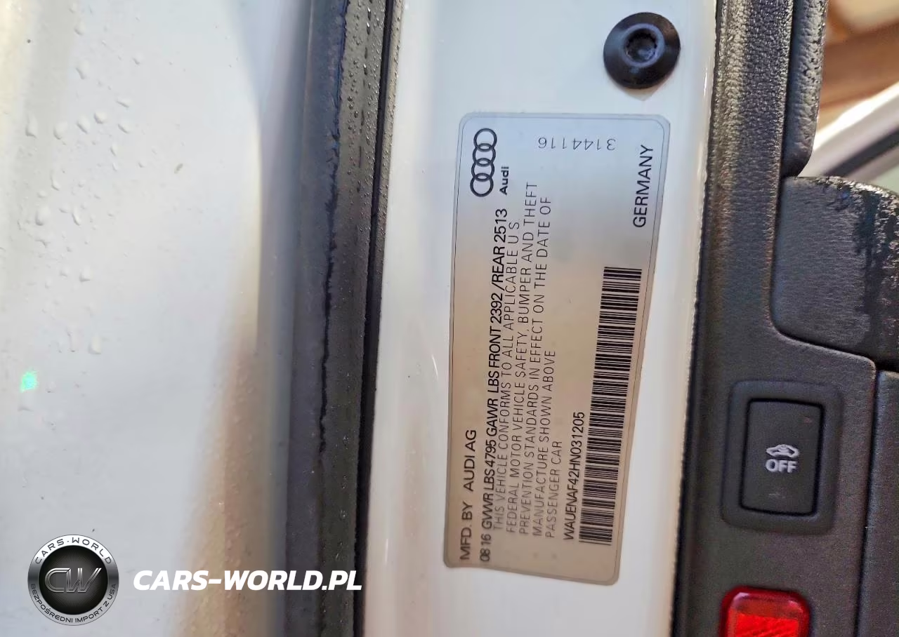 2017 Audi A4 Premium Plus VIN:WAUENAF42HN031205 - 12