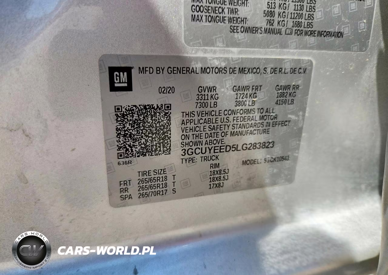 2020 Chevrolet Silverado K1500 Rst VIN:3GCUYEED5LG283823 - 12