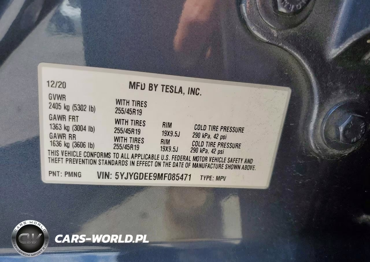 2021 Tesla Model Y VIN:5YJYGDEE9MF085471 - 13