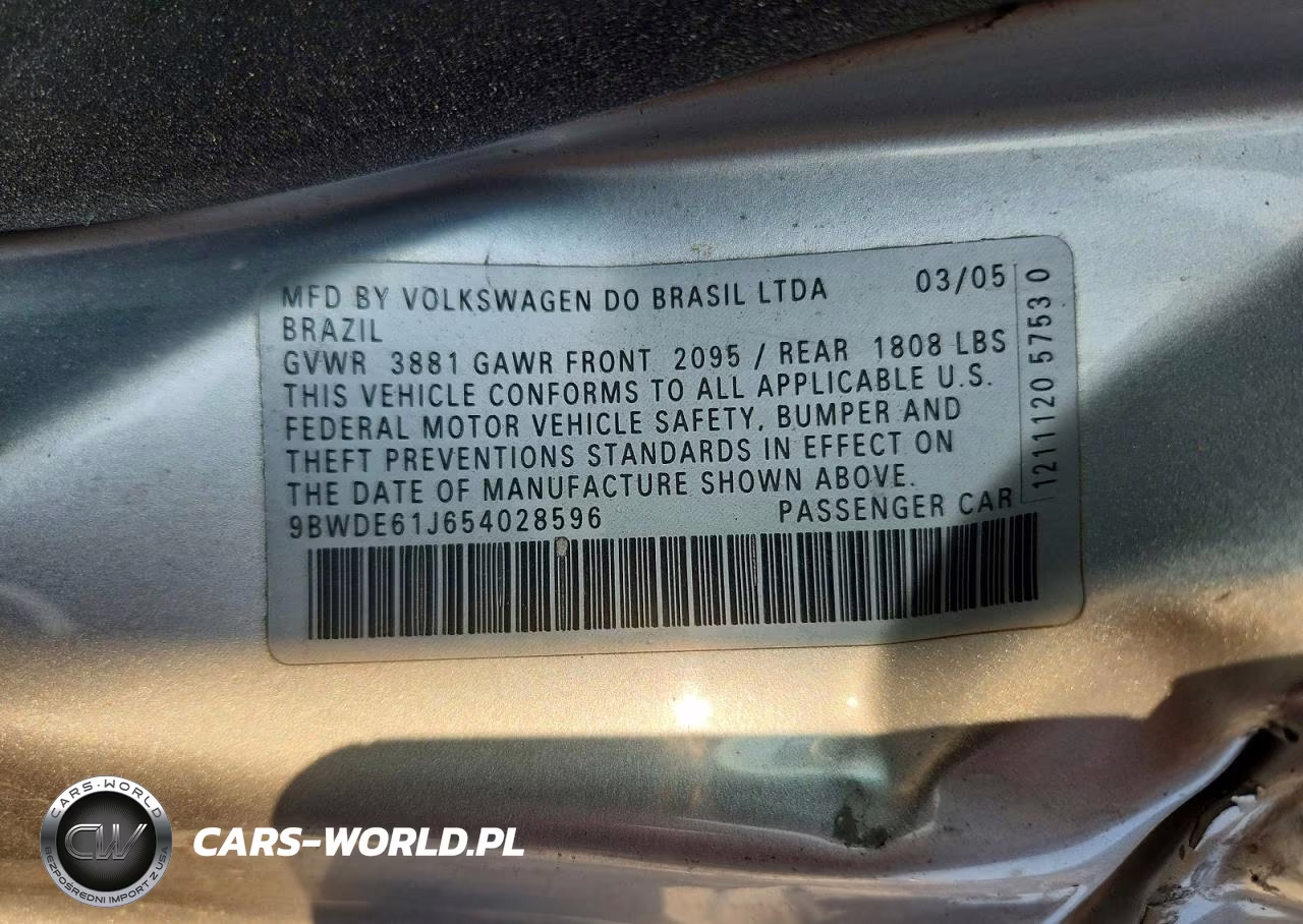2005 Volkswagen Gti VIN:9BWDE61J654028596 - 13
