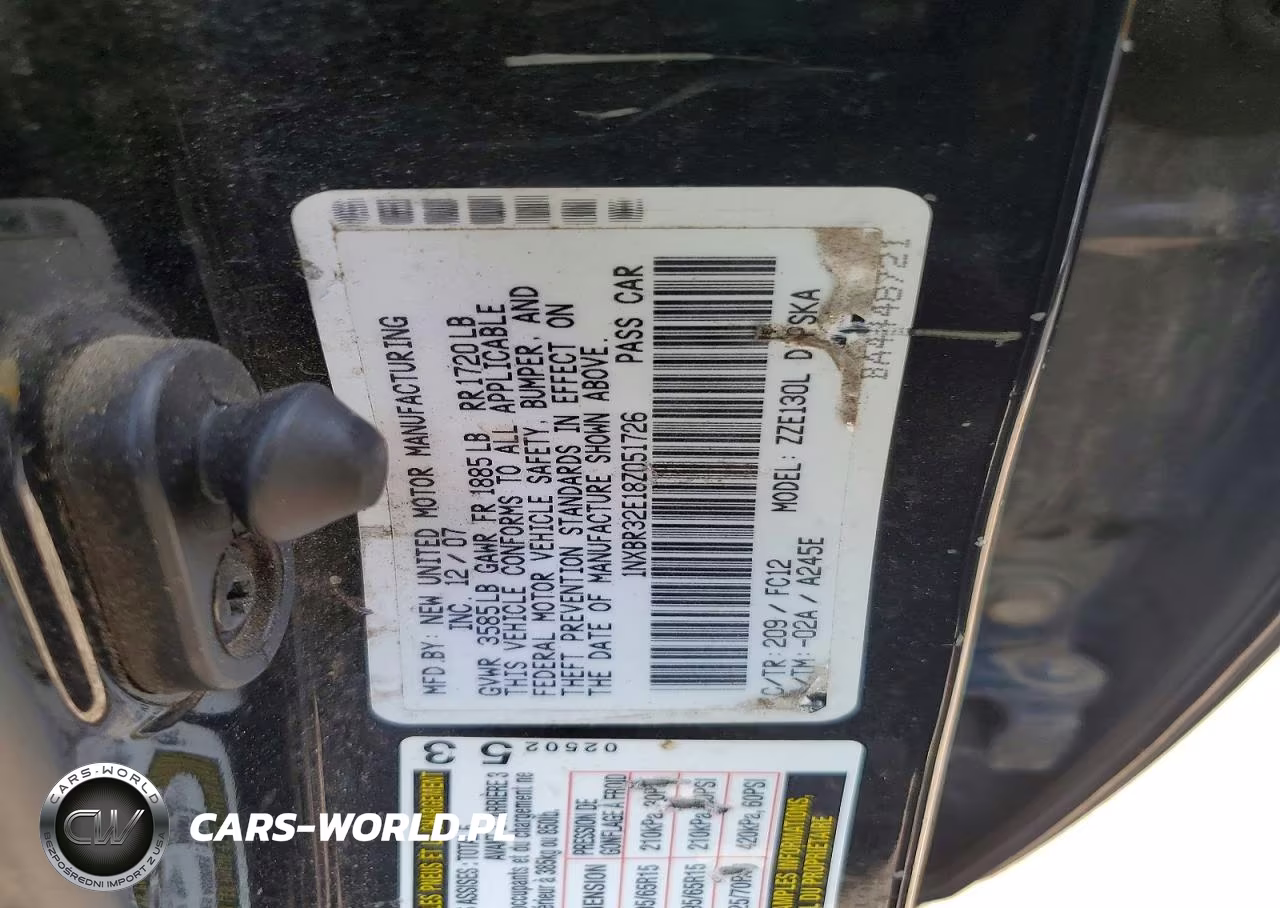 2008 Toyota Corolla S VIN:1NXBR32E18Z051726 - 12