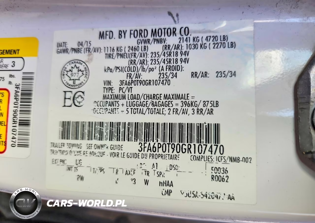 2016 Ford Fusion Se VIN:3FA6P0T90GR107470 - 12