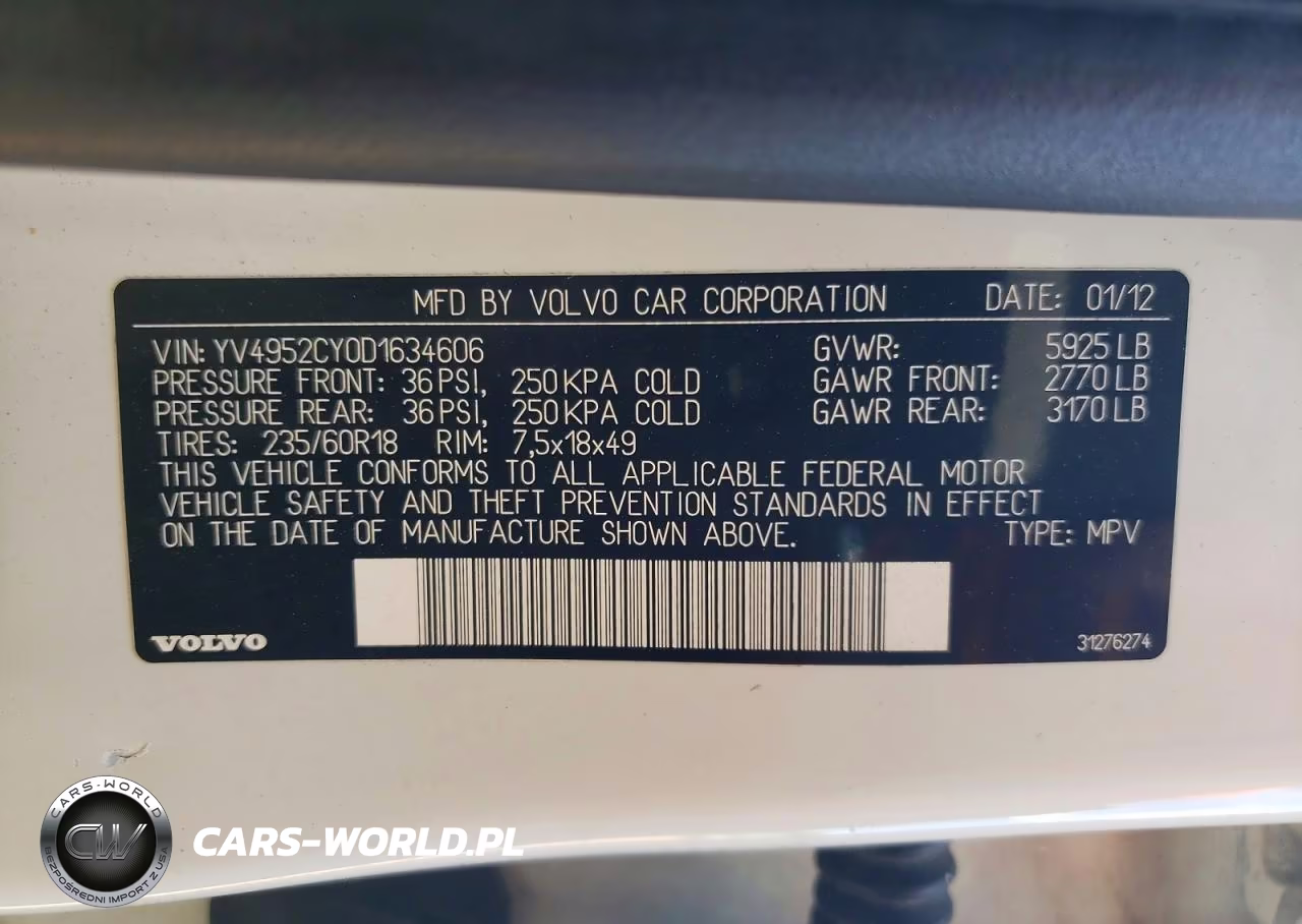 2013 Volvo Xc90 3.2 VIN:YV4952CY0D1634606 - 13