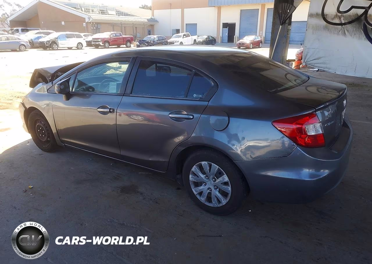 2012 Honda Civic Lx VIN:2HGFB2F51CH561618 - 2
