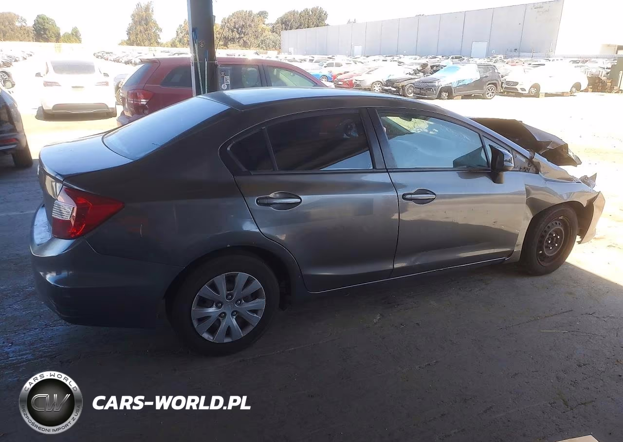 2012 Honda Civic Lx VIN:2HGFB2F51CH561618 - 3