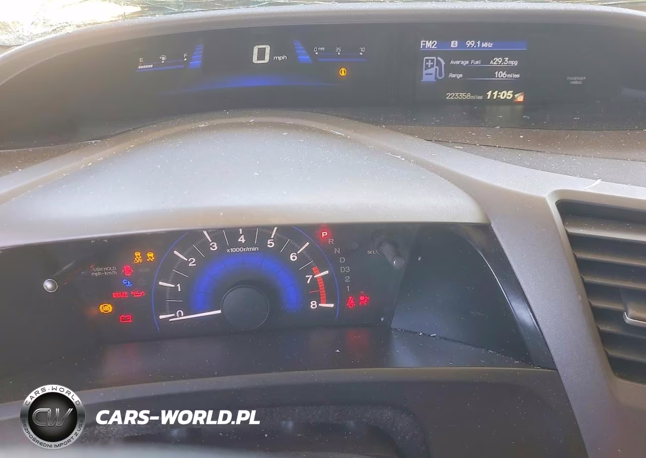 2012 Honda Civic Lx VIN:2HGFB2F51CH561618 - 9