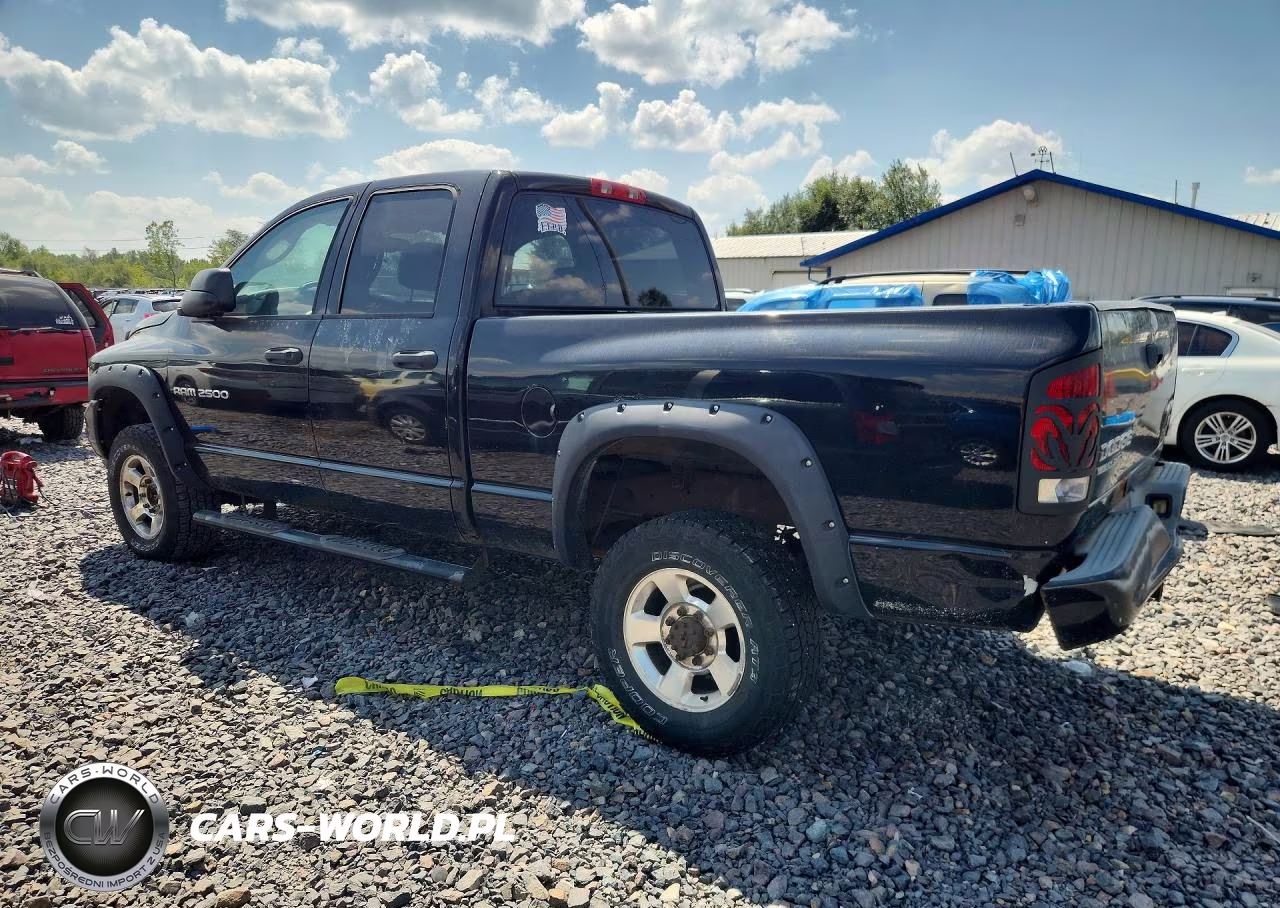 2003 Dodge Ram 2500 St VIN:3D7KU28D83G806822 - 2
