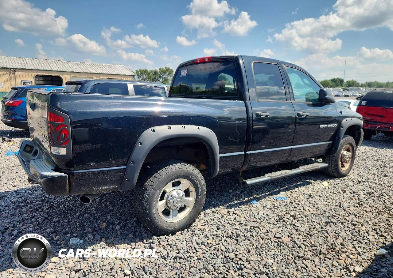 2003 Dodge Ram 2500 St VIN:3D7KU28D83G806822 - 3